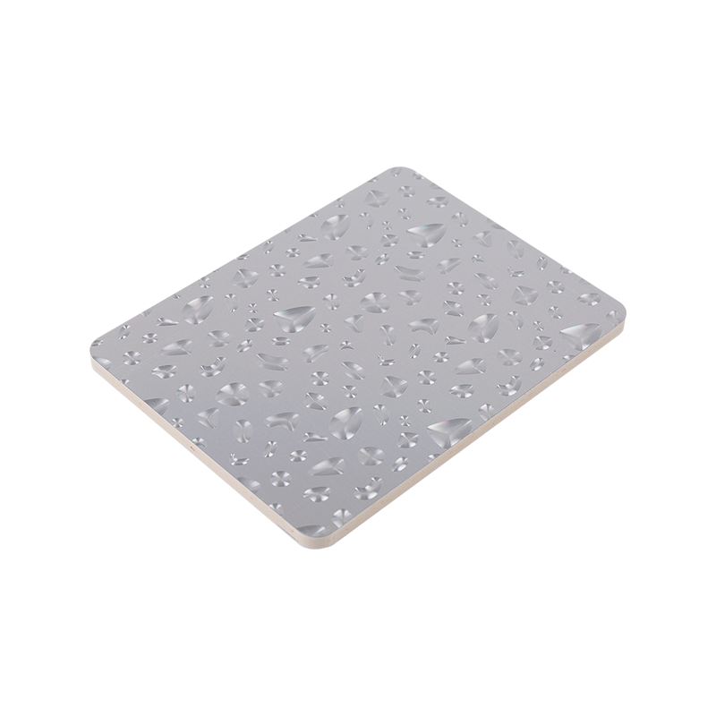Pannello parete impiallacciato in legno da 5 mm/8 mm in legno - Decorazione di design in metallo -ridotto